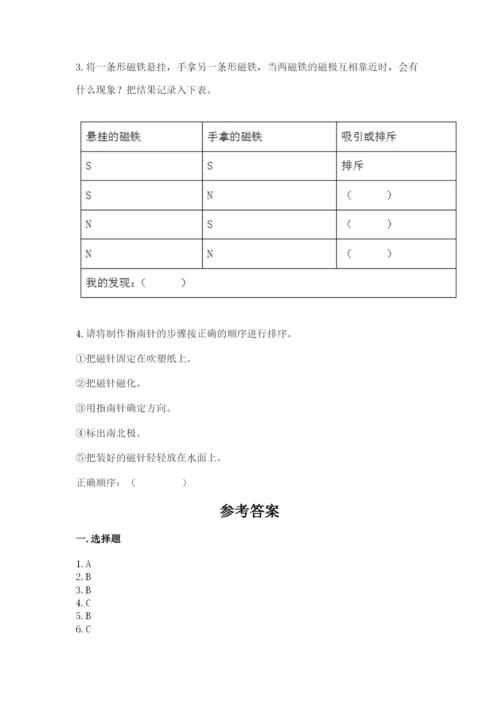 教科版二年级下册科学知识点期末测试卷【满分必刷】.docx