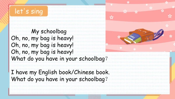 Unit 2 My schoolbag Part B Read and write 课件 （共18张