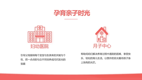 关爱母婴健康妇幼保健院PPT动态模板