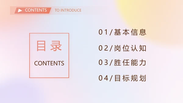 大学生简历面试自我介绍岗位竞聘演讲PPT模板