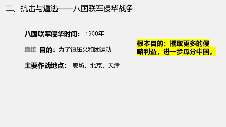第7课 八国联军侵华与《辛丑条约》签订 课件（23张PPT）