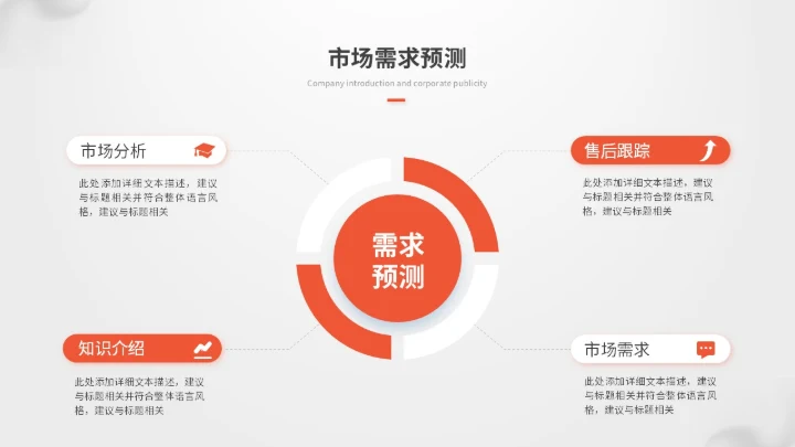 简约立体圆球产品介绍产品发布会产品宣传ppt模板