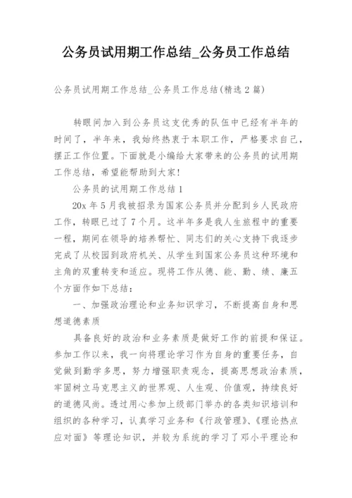 公务员试用期工作总结_公务员工作总结.docx