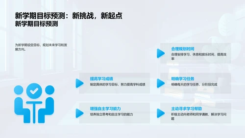 初三学期规划PPT模板