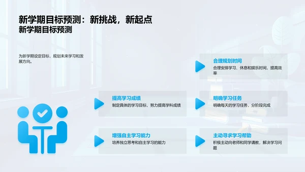 初三学期规划PPT模板