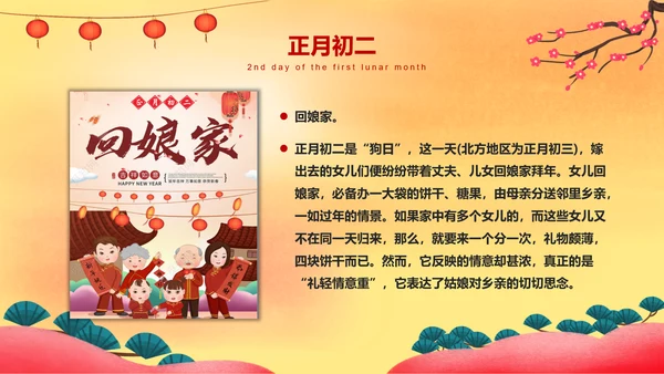 春节过年全家团聚新年PPT模板