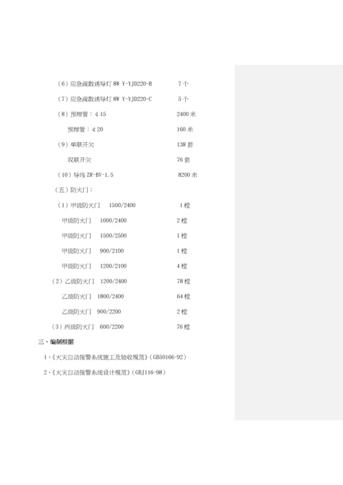 大厦消防关键工程综合施工组织设计模板.docx