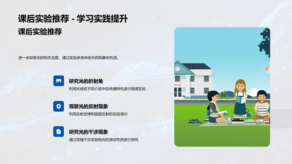 高中物理光学教学PPT模板