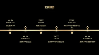 简约风流程关系6项PPT单页