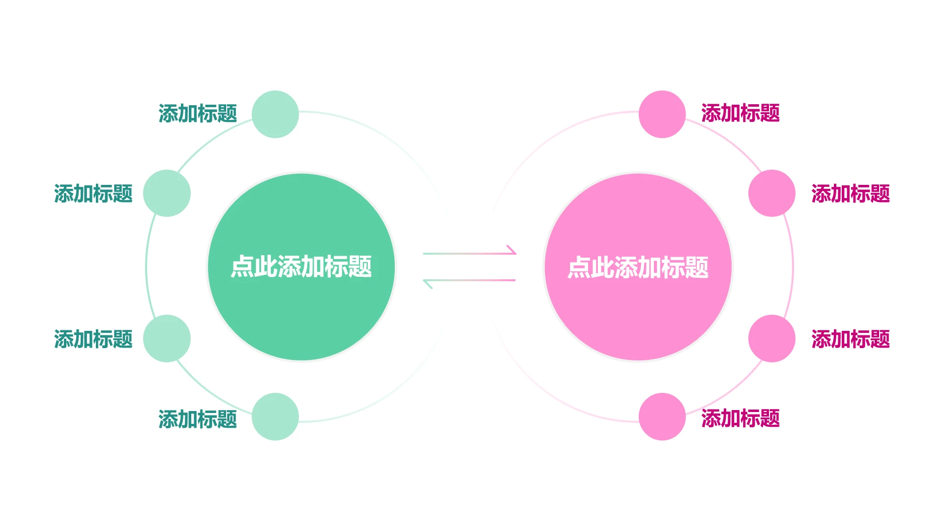 单页对比图表通用PPT模板