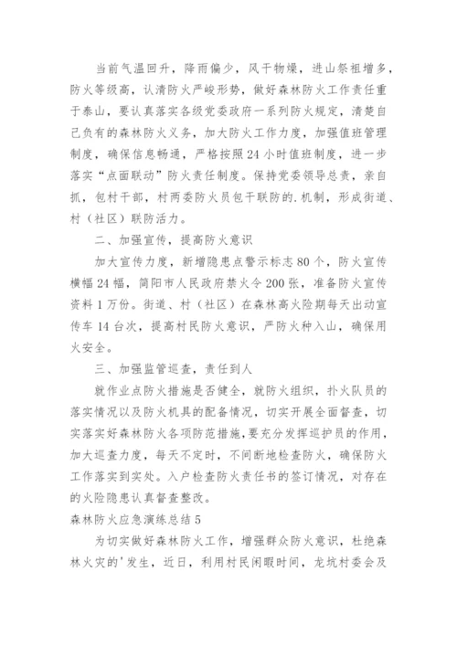 森林防火应急演练总结.docx