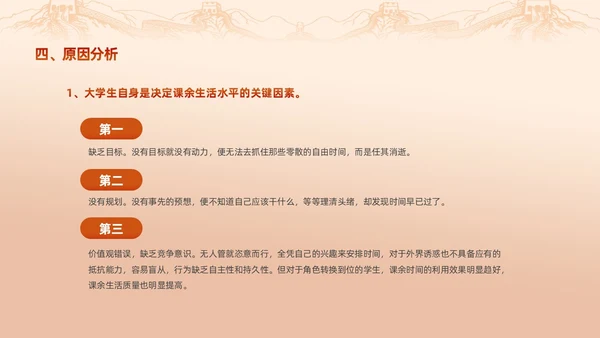 红色渐变大学思政实践报告PPT思政课