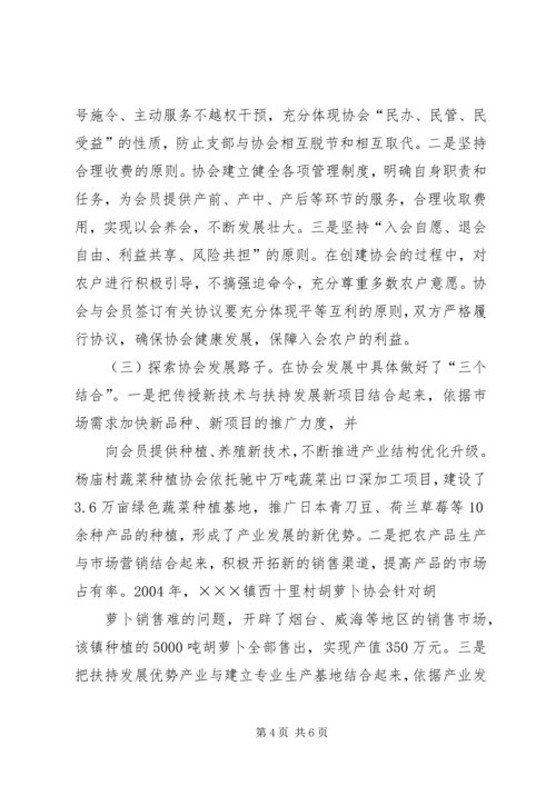 乡镇支部协会工作情况汇报[五篇模版].docx