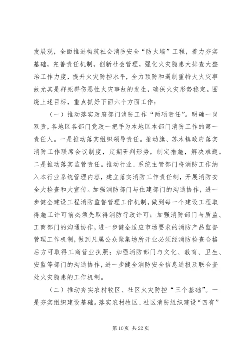 全区消防安全委员会联席会议上的讲.docx