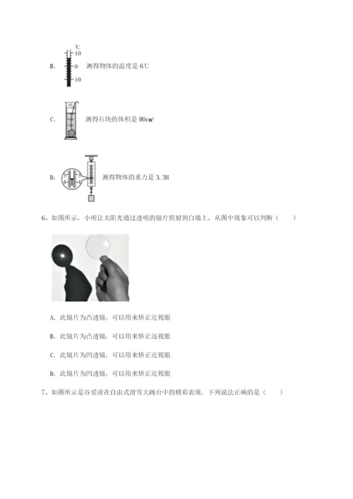 强化训练广东深圳市高级中学物理八年级下册期末考试章节测试练习题.docx
