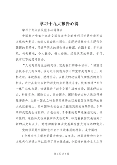 学习十九大报告心得 (7).docx