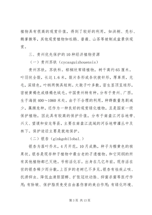 植物资源学报告.docx