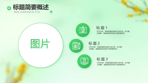 绿色清新春季旅游纪念册动态PPT模板