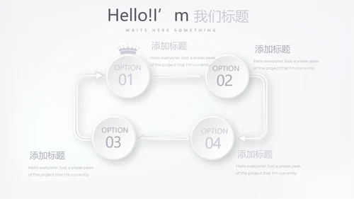 蓝色简约时尚医药医疗报告动态PPT