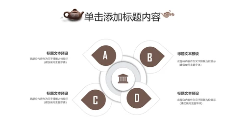 中国风茶文化茶叶产品介绍PPT模板