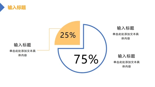蓝黄大气工作总结汇报PPT模板