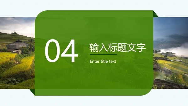 振兴乡村方案PPT模板