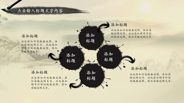 视频开头中国风古典唯美ppt模板