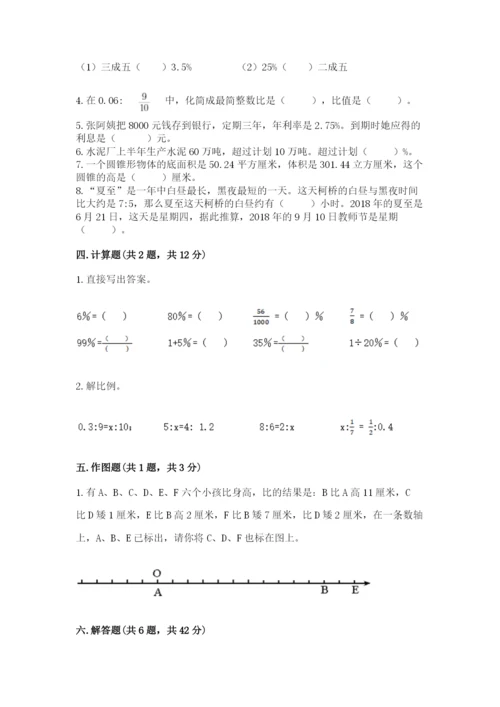 冀教版六年级下册期末真题卷附答案【典型题】.docx