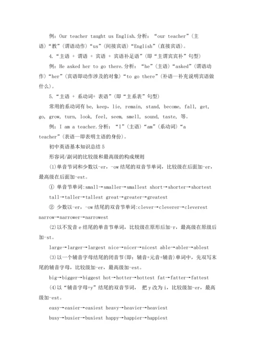 初中英语基本知识点总结.docx