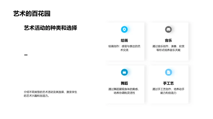 艺术教育实践PPT模板