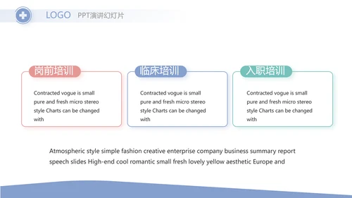 简约时尚医疗医学工作总结汇报计划动态PPT