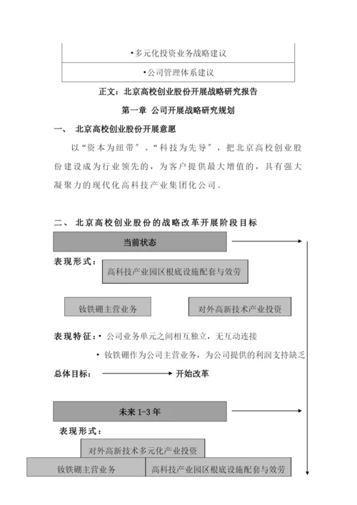 北京某公司发展战略研究报告.docx