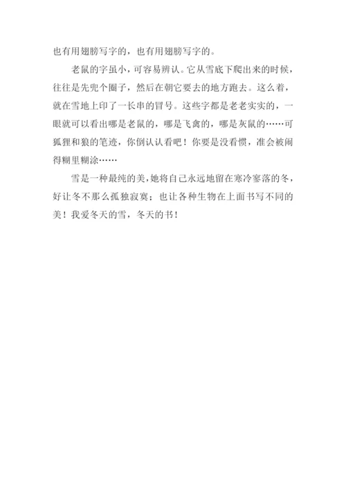 关于冬天的作文600字.docx