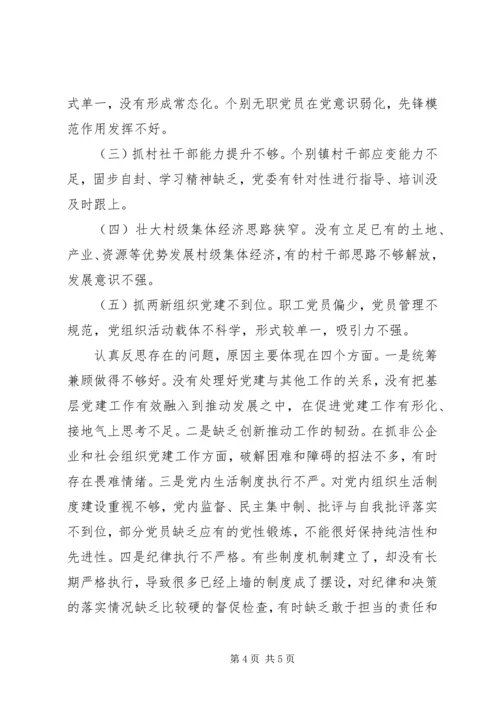 乡镇某年度党建工作述职报告.docx