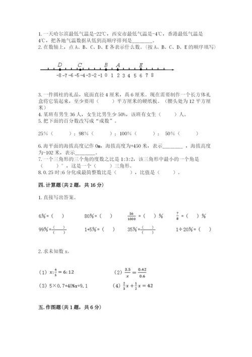 北师大版小学数学六年级下册期末检测试题精品（名校卷）.docx