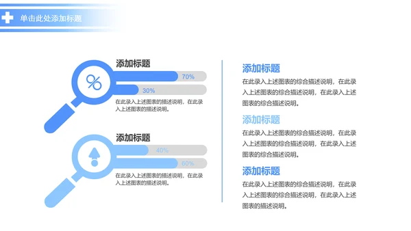 精美蓝色医疗科技医学ppt动态模板