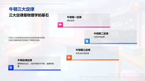 物理学实用解析PPT模板