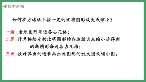 新人教版数学六年级下册4.3.4  图形的放大与缩小课件