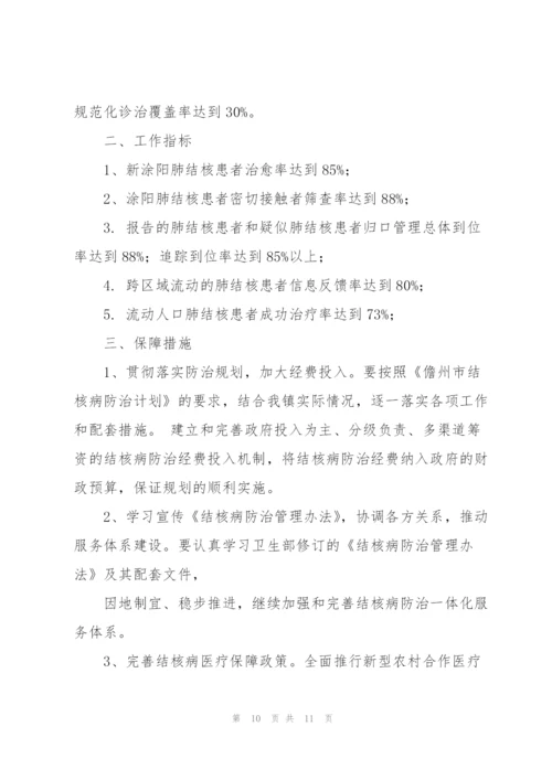 结核病宣传活动工作总结参考范文.docx