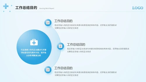 简约护士年终总结工作总结工作报告ppt模板