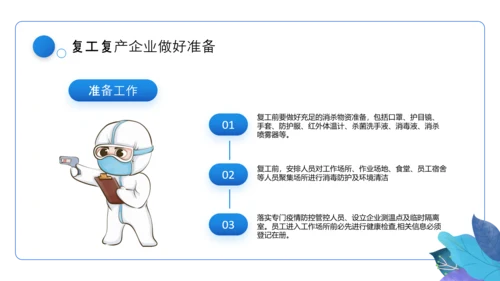 企业安全复工疏解堵点PPT模板