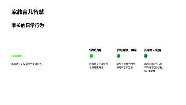 环保行动实践讲座PPT模板