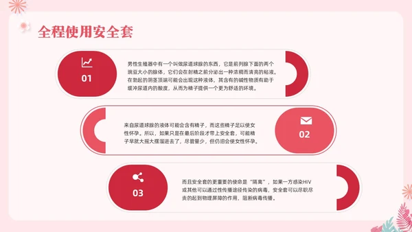 粉色简约关注女性生殖健康科学避孕PPT模板宣传PPT动态PP世界避孕日