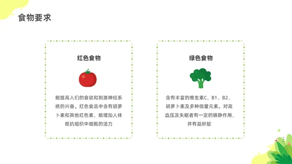 彩色水彩插画孕期营养科普宣传PPT全民营养周