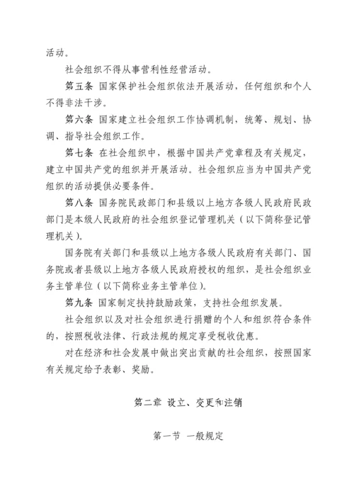 社会组织登记管理条例.docx