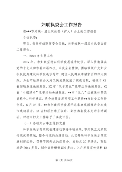 妇联执委会工作报告.docx