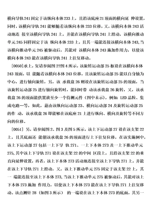 具三向运动的点测装置制造方法