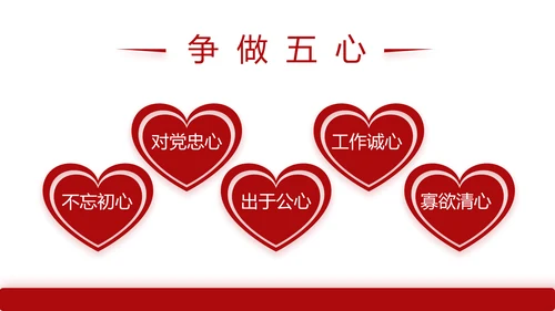 红色简约大气党建教育党支部工作总结动态PPT