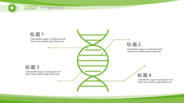 绿色清新临床护理案例分析动态PPT模板