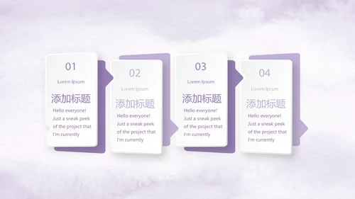 紫色唯美小清新医疗护士专用动态PPT模板